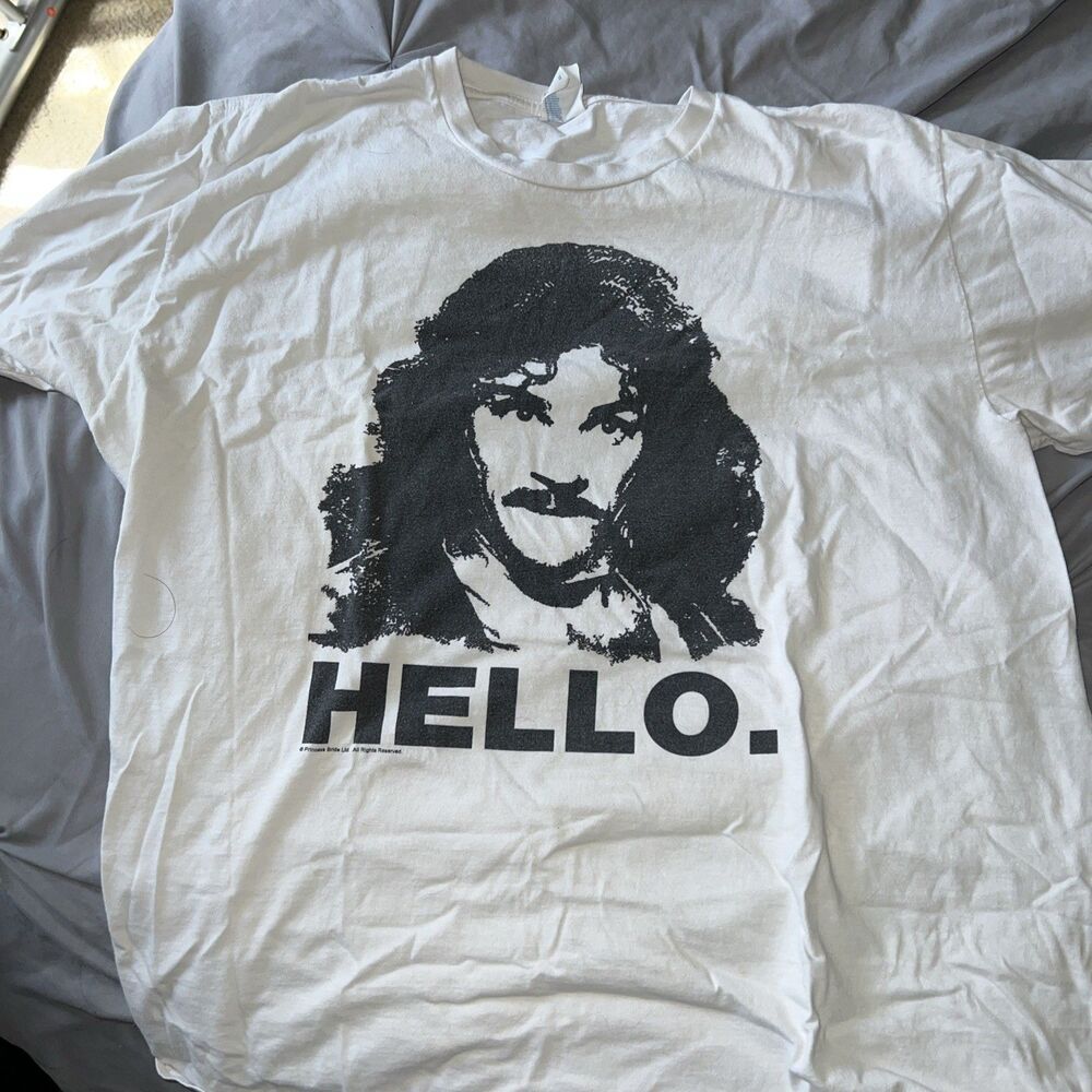 Hello Inigo Montoya Tshirt White XL